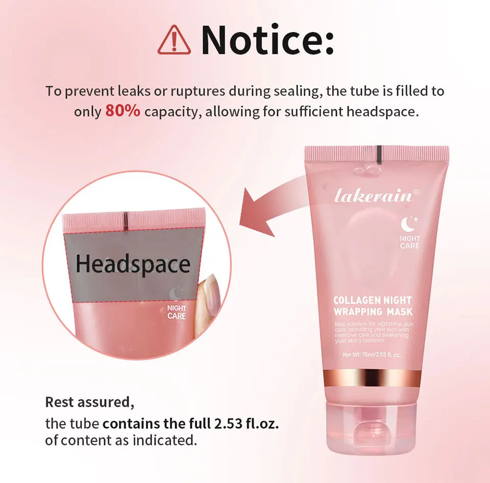 Mascarilla Facial Coreana de Colágeno, Reparación Nocturna, Hidratante, Iluminadora, Rejuvenecedora, Mejora la Elasticidad de la Piel, Piel Radiante