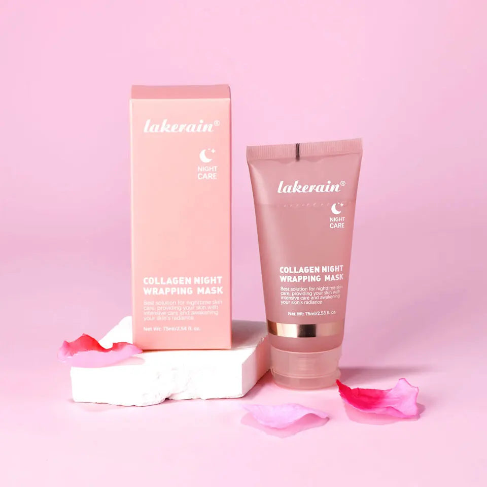 Mascarilla Facial Coreana de Colágeno, Reparación Nocturna, Hidratante, Iluminadora, Rejuvenecedora, Mejora la Elasticidad de la Piel, Piel Radiante