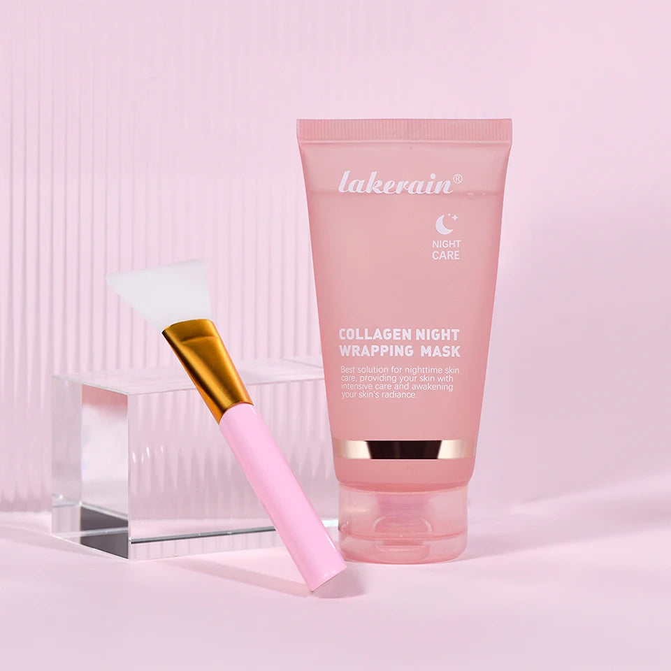 Mascarilla Facial Coreana de Colágeno, Reparación Nocturna, Hidratante, Iluminadora, Rejuvenecedora, Mejora la Elasticidad de la Piel, Piel Radiante
