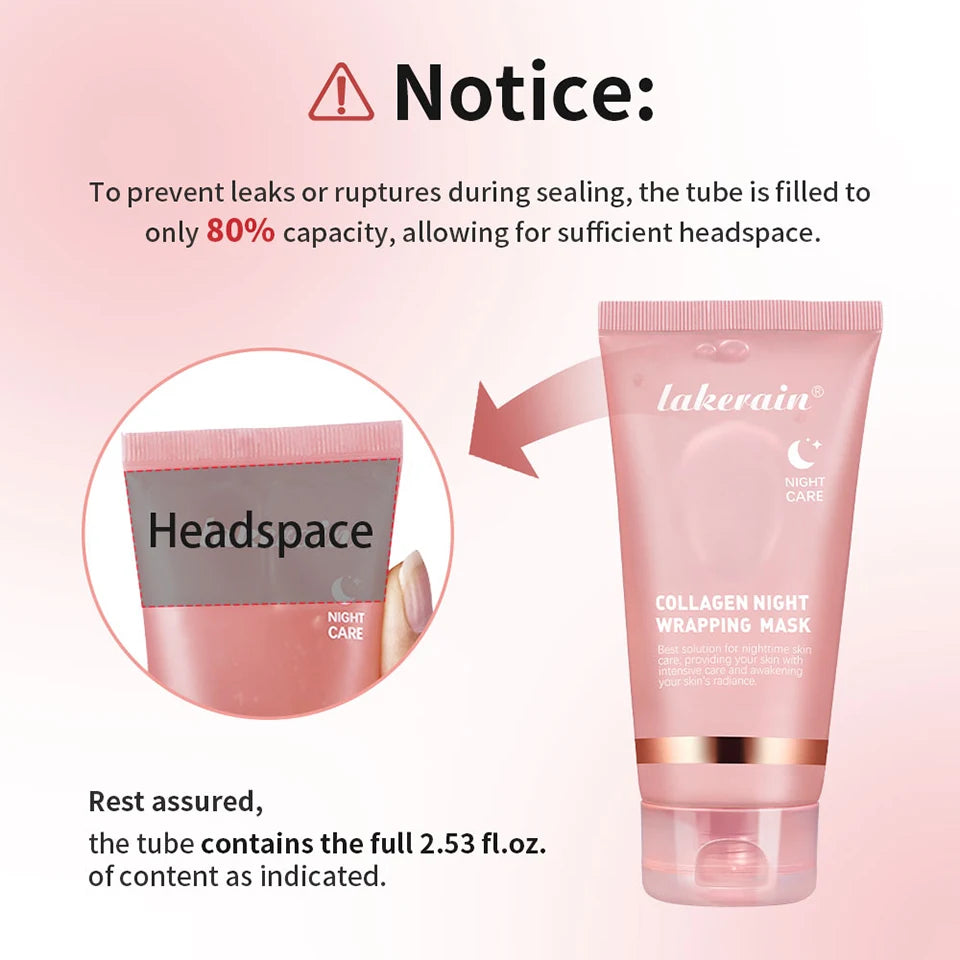 Mascarilla Facial Coreana de Colágeno, Reparación Nocturna, Hidratante, Iluminadora, Rejuvenecedora, Mejora la Elasticidad de la Piel, Piel Radiante