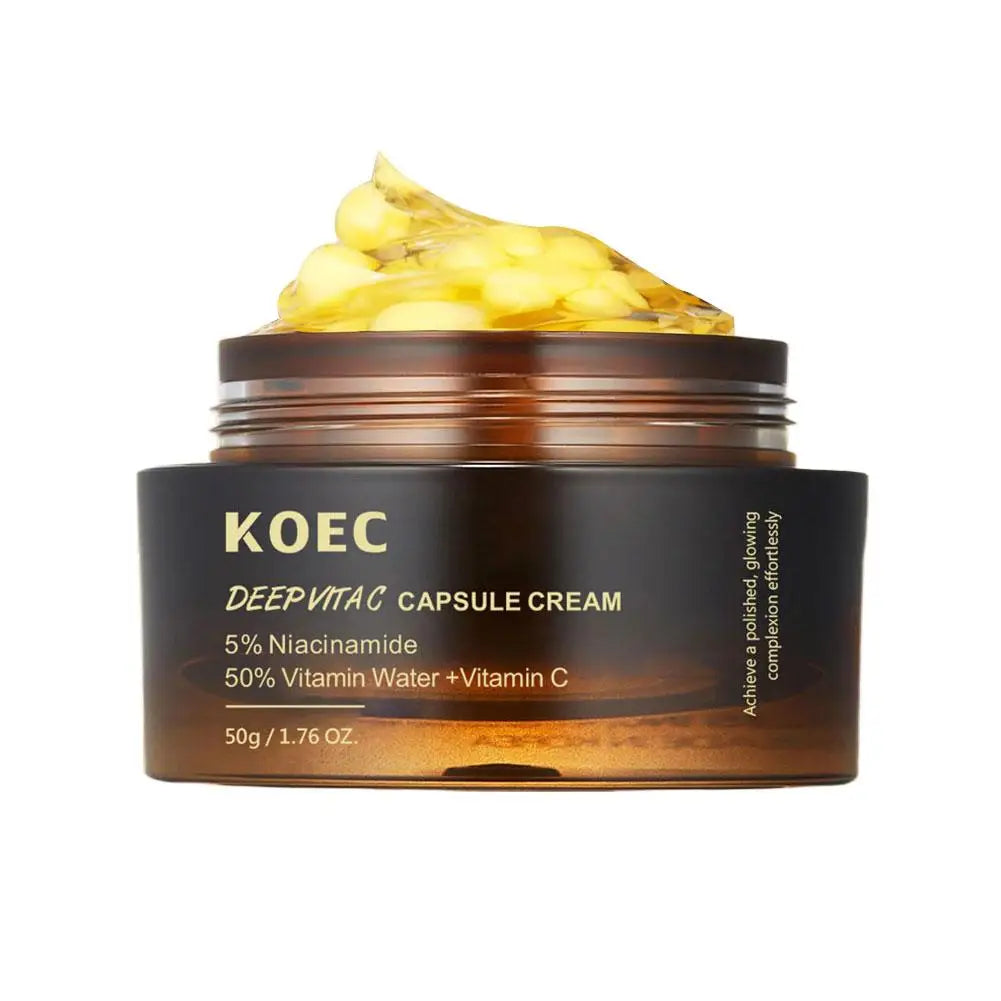CREMA DE CAPSULAS DE COLÁGENO ROSA 5% Niacinamida Colágeno hidrolizado Crema de gelatina hidratante profunda Crema hidratante regordeta, cuidado nutrido de la piel